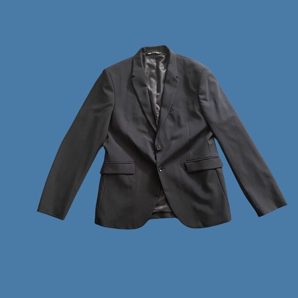 Zara Traveler Black Blazer (Size 44) – Easy Care & Bistretch Comfort - Picture 2 of 8